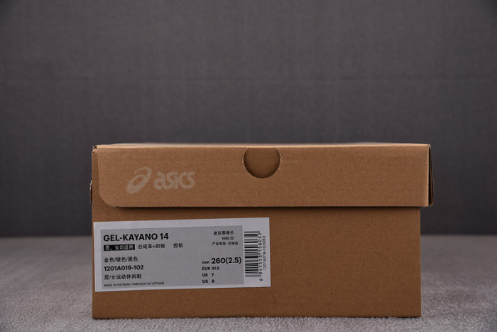 As*ic*s gel kayano 14 (silver / gold) 1201a019-102