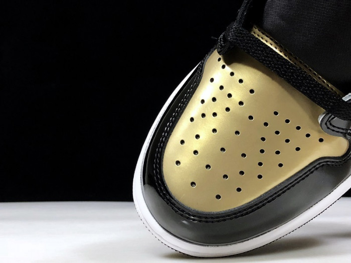 jordan 1 retro high nrg patent gold toe  861428-007