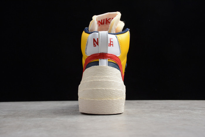 sacai x nike blazer mid varsity maize bv0072-700