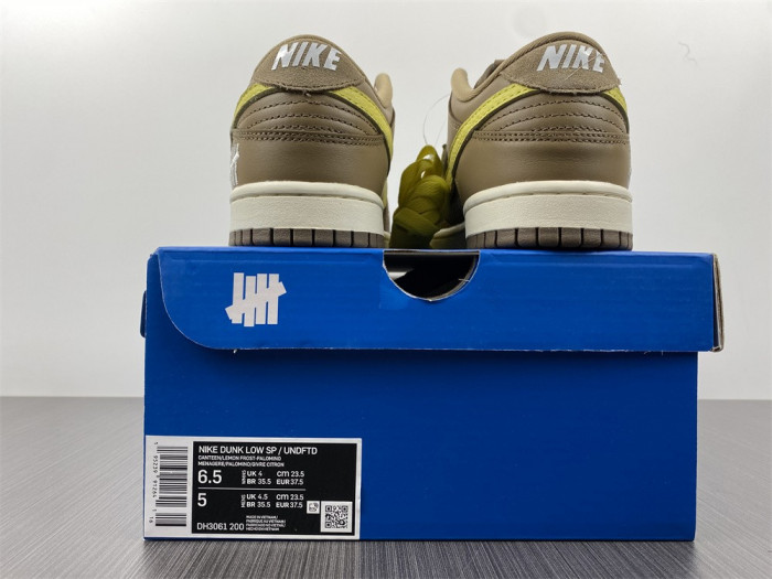 undefeated x dunk low sp 