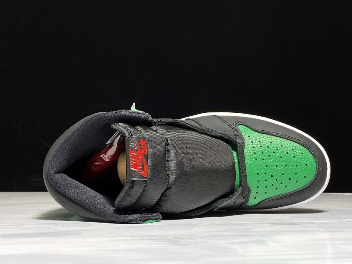 jordan 1 retro high pine green black  555088-030