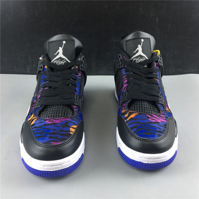 air jordan 4 gs tiger camo rush violet bq9043-005