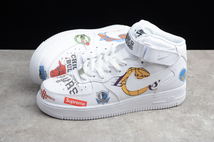 x nba x air force 1 mid 07 white aq8017-100