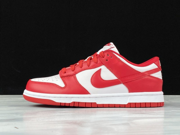 nike dunk low sp “university red”  cu1727-100