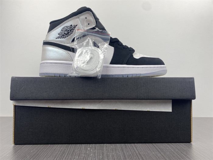 air jordan 1 mid white black Di*m*nd dh6933-100