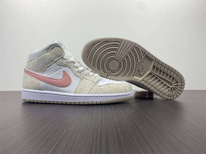 jordan 1 mid se light iron ore (w) - dn4045-001