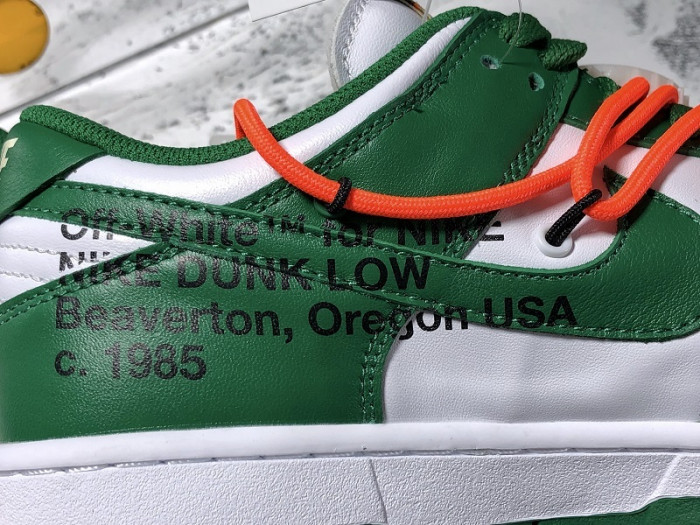 nike dunk low ofw pine green ct0856-100