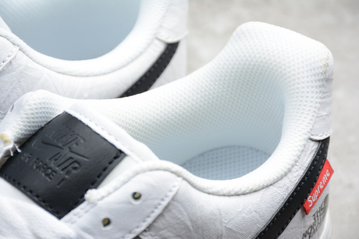 x the n0*h F**e x nike air force 1 white/black ar3066-100