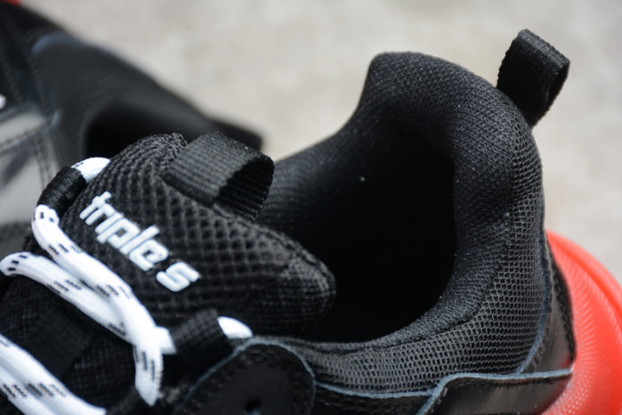 blcg sneaker triple.s.gomma rouge blanc noir