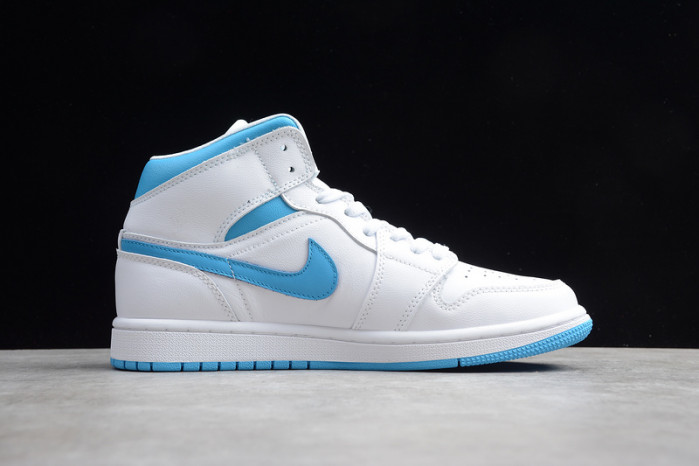 air  jordan 1 mid unc (w)  bq6472-114