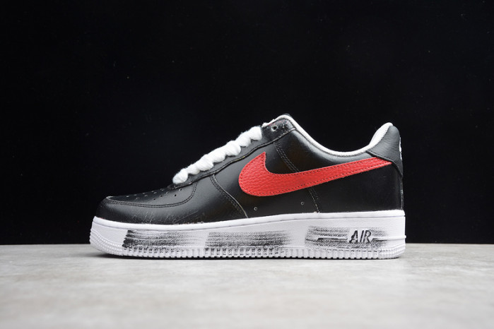 peaceminusone x nike air force1 gd black red aq3692-002