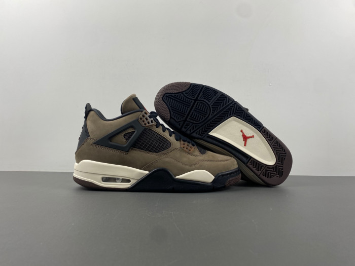 travis scott x air jordan 4 “dark mocha” aj4-882335