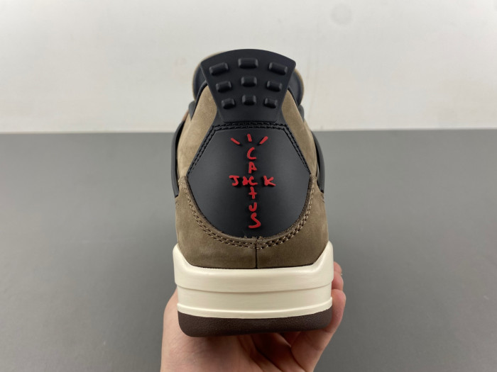 travis scott x air jordan 4 “dark mocha” aj4-882335