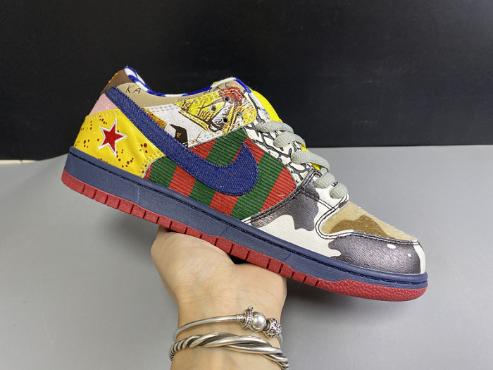 nike duck low pro white red yellow 318403-175