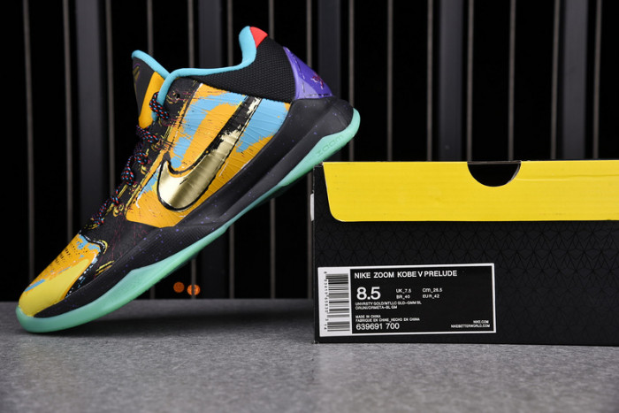 nike kobe 5 prelude (finals mvp) 639691-700