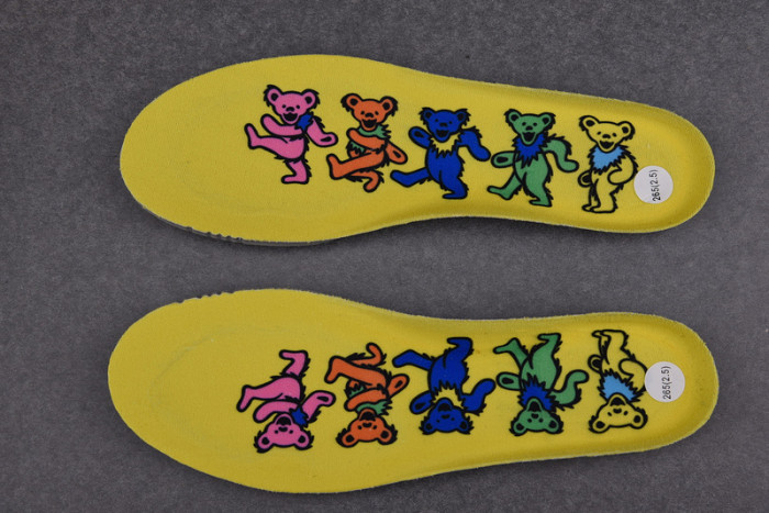 grateful dead x nike sb dunk low yellow bear cj5378-700