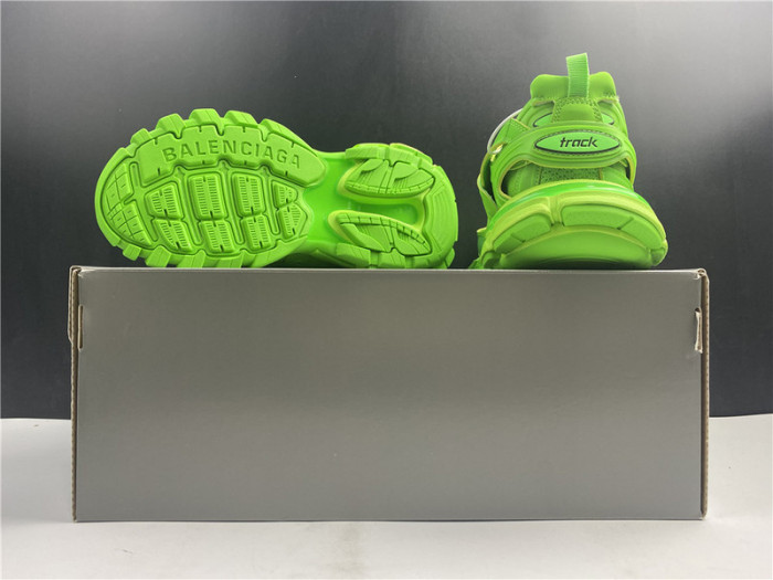 blcg track trainer  fluo green 542436 w3ab1 3801