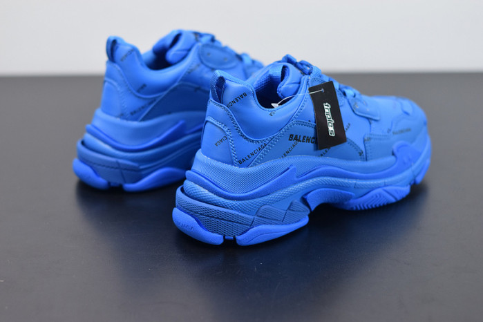 blcg sneaker triple.s.gomma blue 536737 w06e2 0848