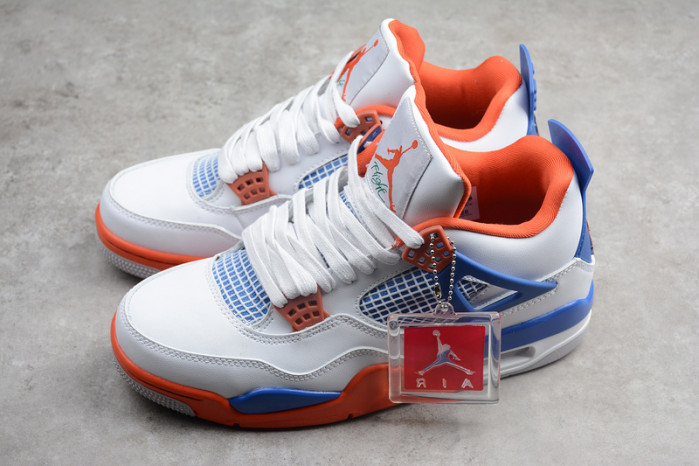 air jordan 4 retro og white blue orange 308497-171