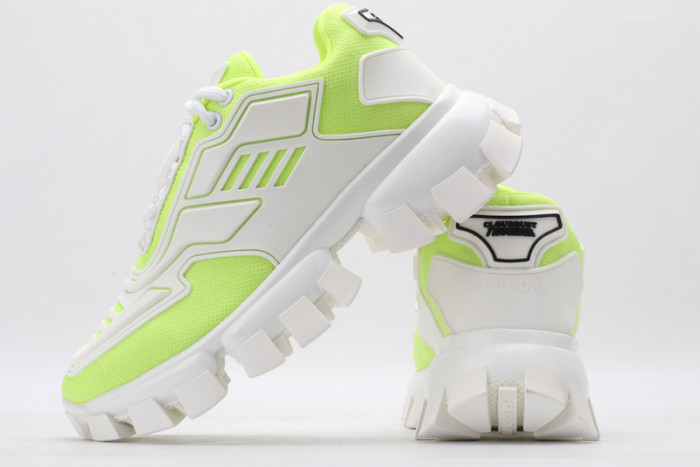 pra cloudbust thunder knit white and fluorescence green