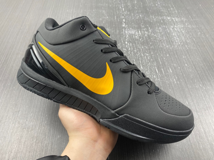 nike kobe 4 protro black university gold fq3544-001