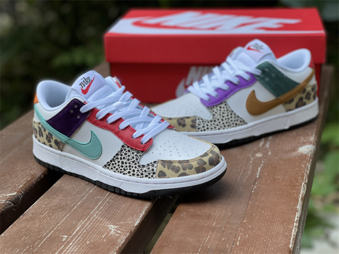 nike dunk low safari mix  - dn3866-100