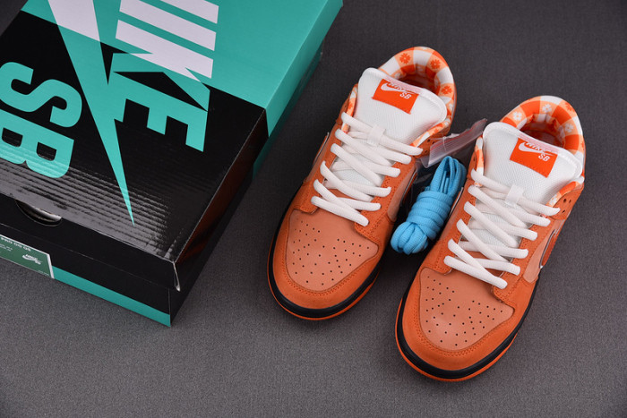 concepts x nike sb dunk low orange lobster fd8776-800