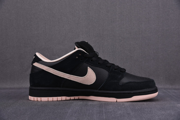 nike sb dunk low black washed coral - bq6817-003