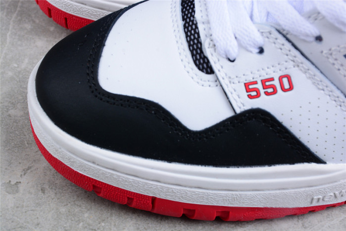 new balance 550 white red black bb550hr1
