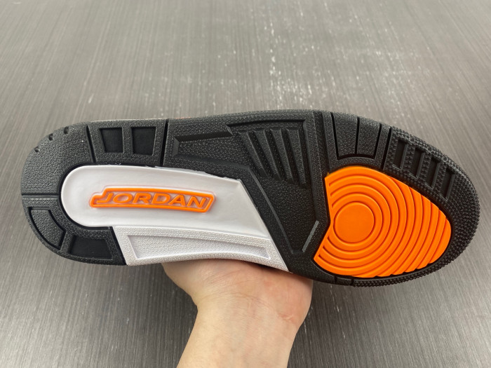 nike air jordan 3 retro orange white cement grey ct8532-801