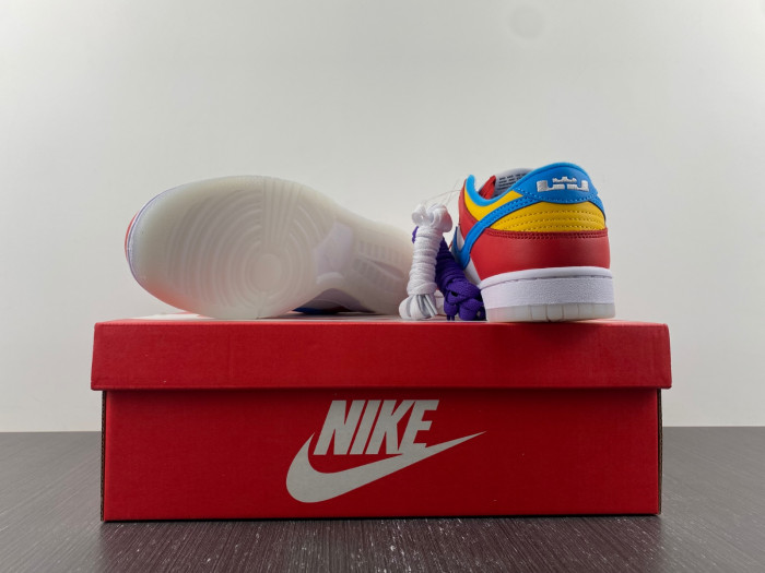 nike dunk low qs lebron james fruity pebbles-dh8009-600