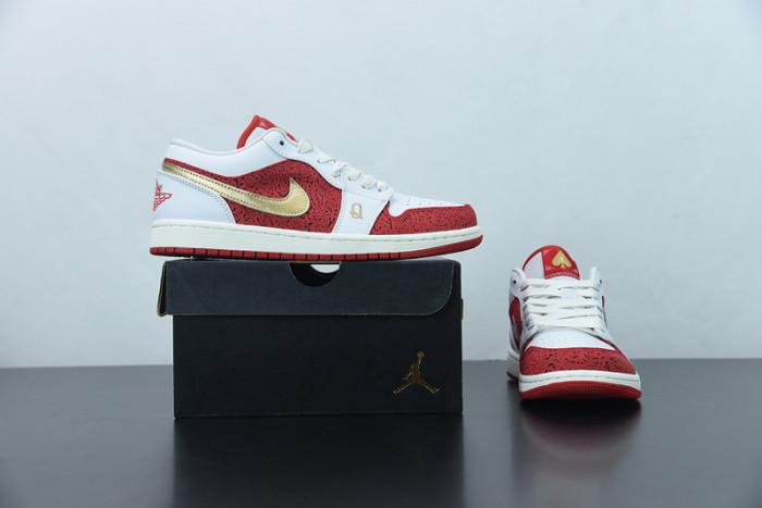 jordan 1 low spades - dj5185-100