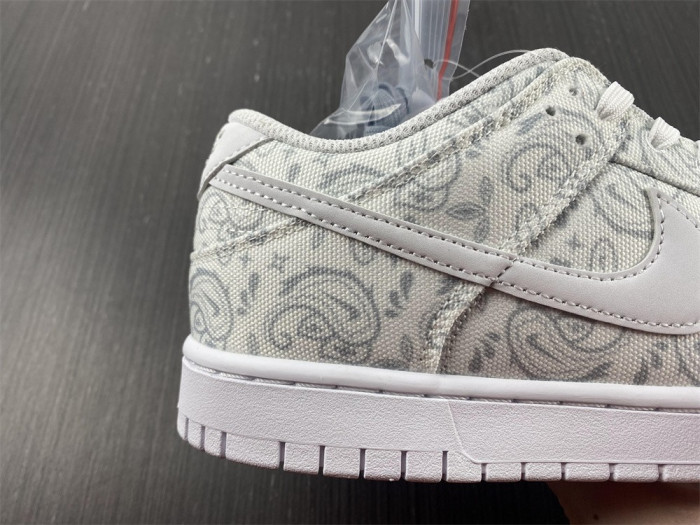 nike dunk low white paisley (w) - dj9955-100
