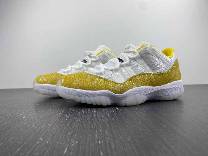 air jordan 11 low “yellow snakeskin”  ah7860-107