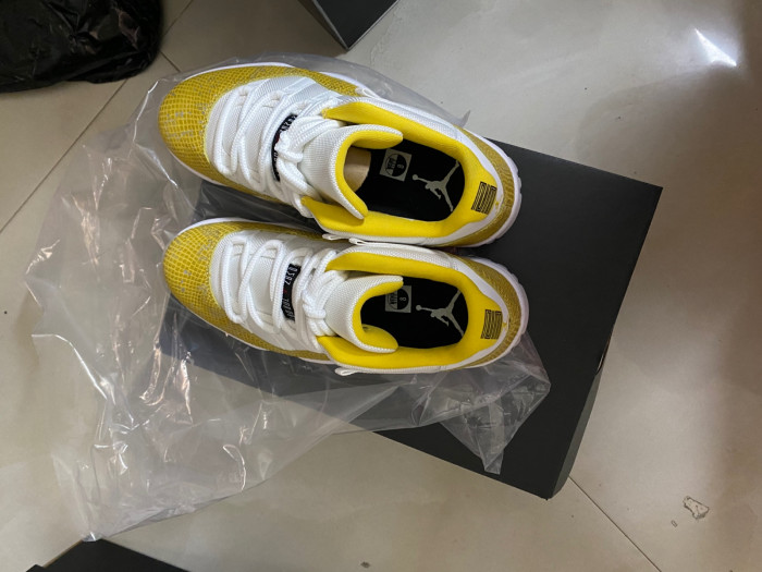 air jordan 11 low “yellow snakeskin”  ah7860-107