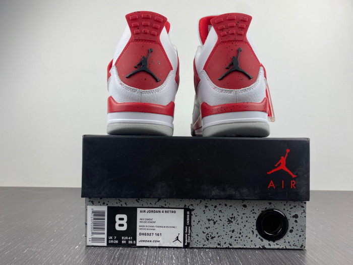 air jordan 4 “red cement” dh6927-161
