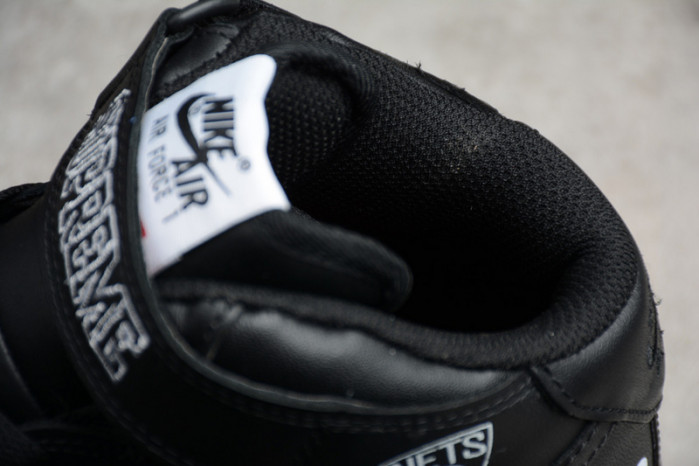air force 1 mid nba black aq8017-001