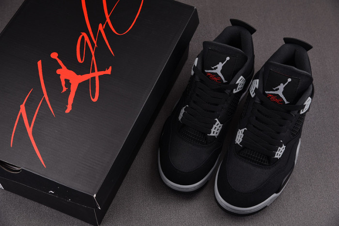 air jordan 4 "black canvas" dh7138-006