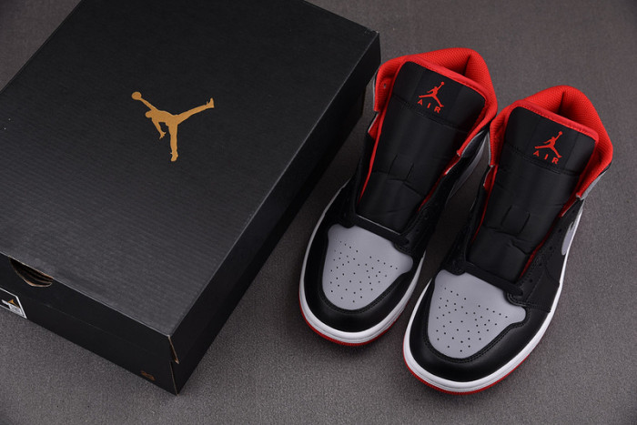 air jordan 1 mid shadow fire red dq8426-006