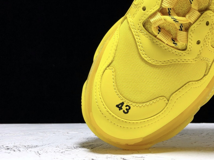 blcg sneaker triple.s.gomma yellow air cushion 541624 w09oh 1298