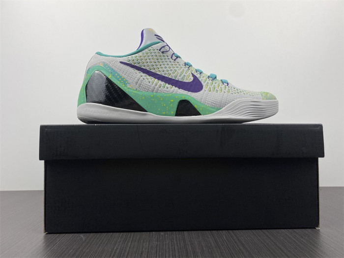 nike kobe 9 elite low grey green 630487-005