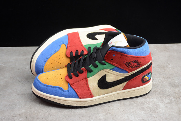 jordan 1 mid se fearless blue the great  cu2805-100