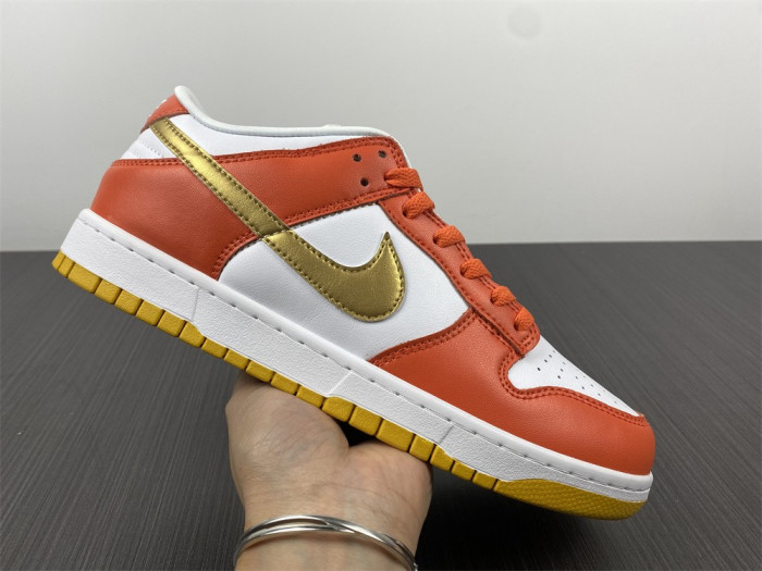 nike dunk low golden orange - dq4690-800