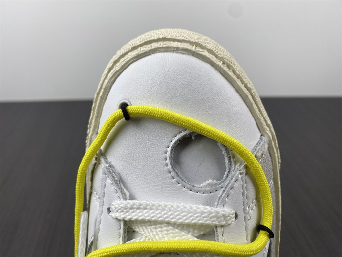 nik ofw x nike blazer low white university red dh7863-100