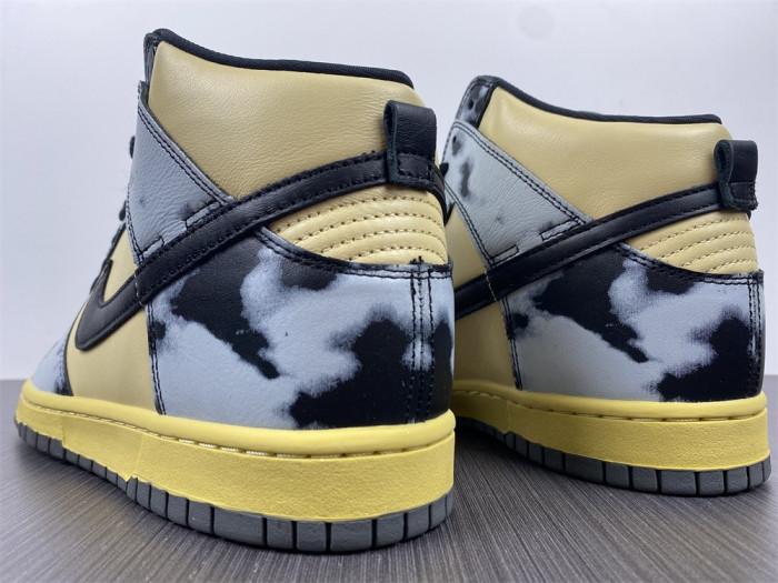 nike dunk high 1985 black acid wash - dd9404-700