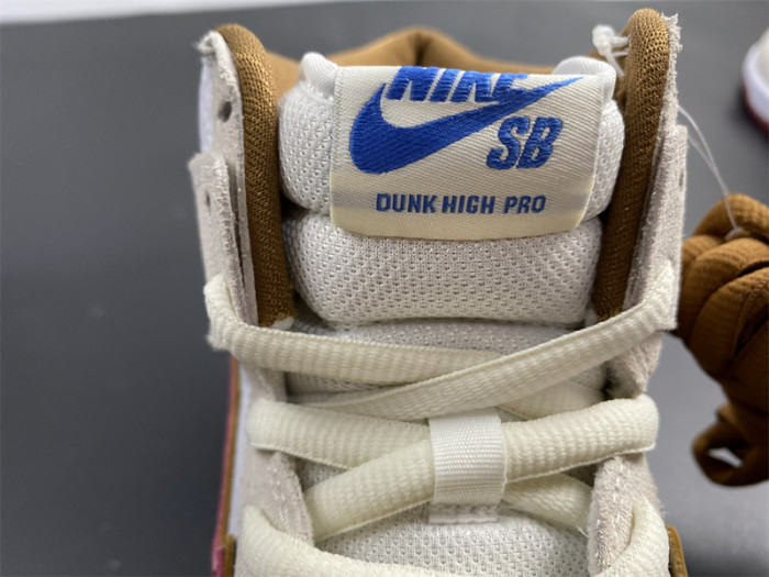 nike sb dunk high sail bright crimson - cv9499-100
