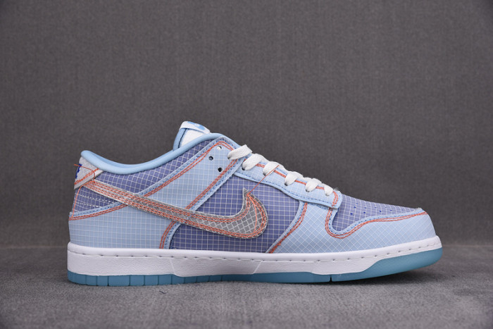 union x nike dunk low blue dj9649-400