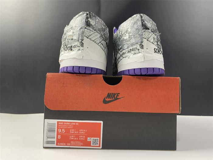 nike dunk low "flip the old school" dj4636-100