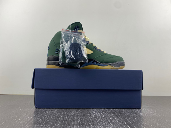 air jordan 5 "navy green” fz5758-003