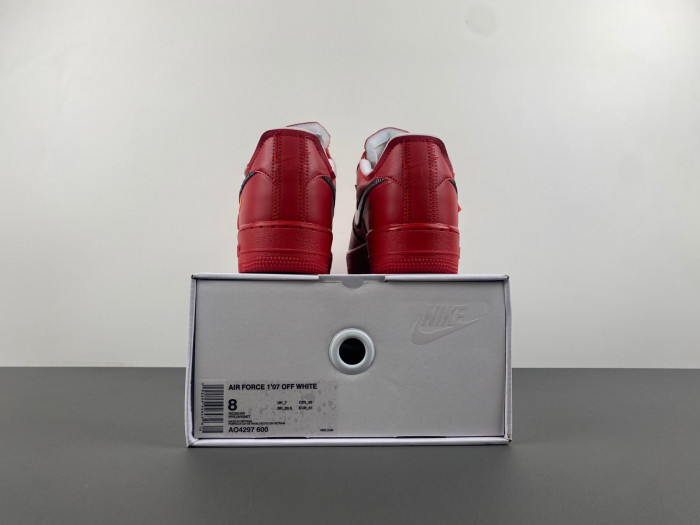 off white x nike air force 1‘07 low ao4297-600